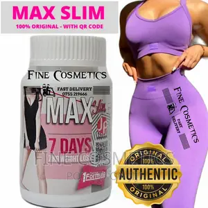 MAX SLIM 7days Slimming Weight Loss Waist Fat Burner 30caps.