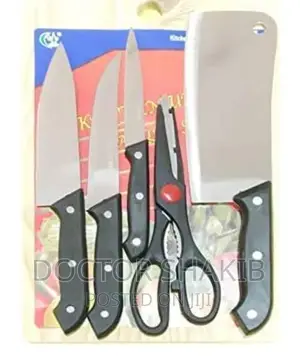 Multipurpose Kitchen Knife Set and Scissor