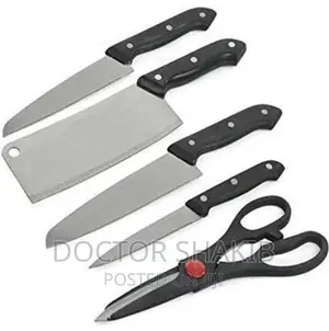 Multipurpose Kitchen Knife Set and Scissor