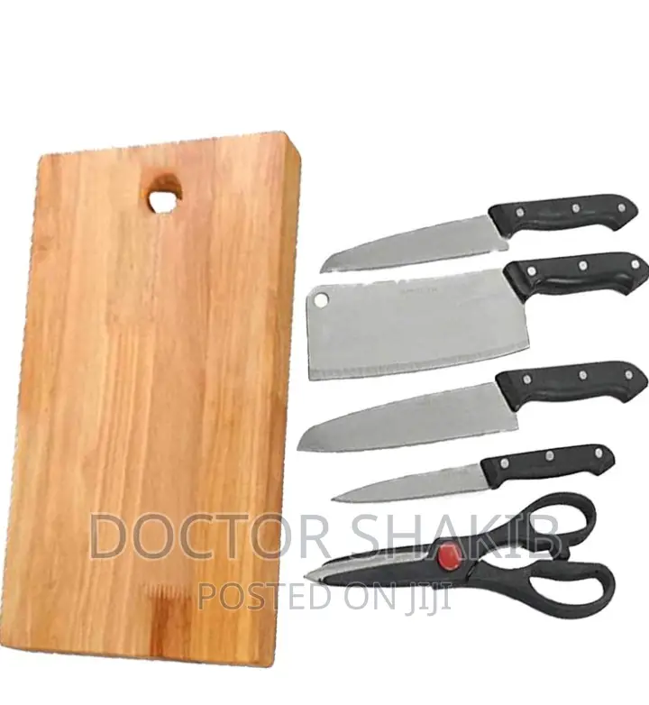 Multipurpose Kitchen Knife Set and Scissor