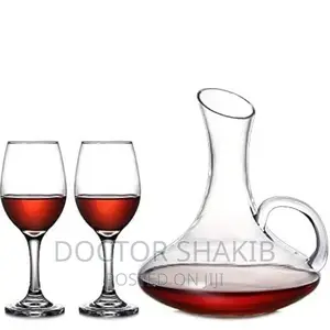 Wine Decanter With 6 Glasses