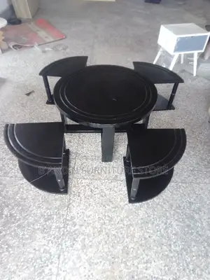 Exciting Center Table With 4 Stools