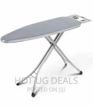 15x48 Large Size Foldable Ironing Board With Stands - Grey