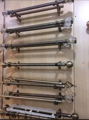 Mettalic Curtain Rods (Each Meter )