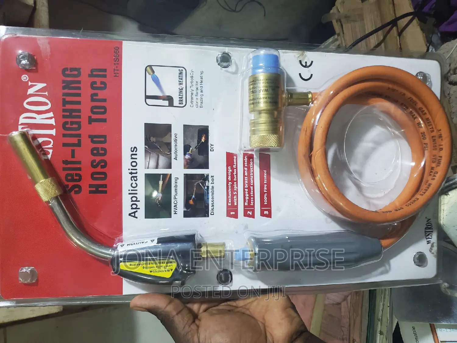 Self Lighting Hosed Torch