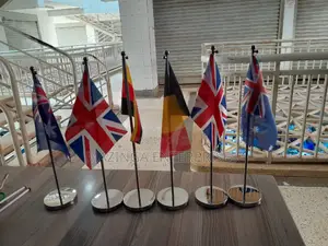 Table Flags With Aluminium Pole