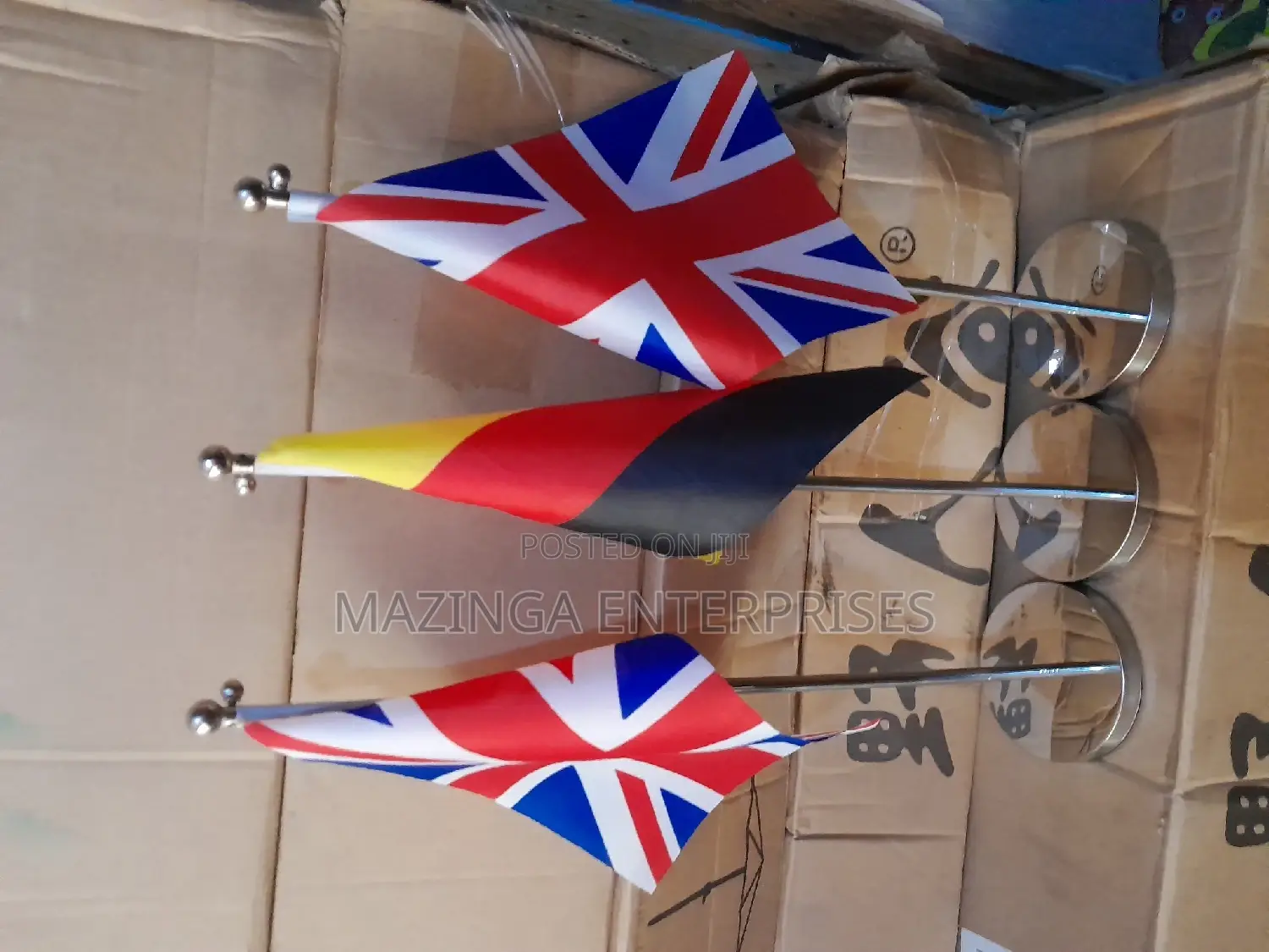 Table Flags With Aluminium Pole