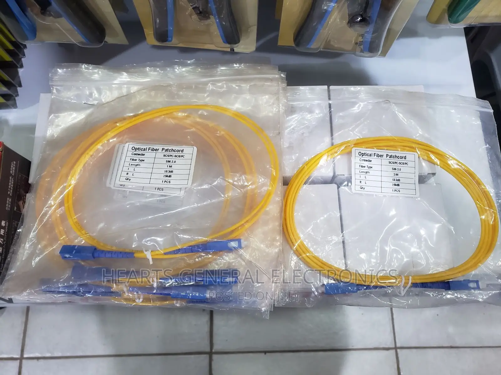 Optical Fiber Patch Cord ( SC - SC SM )