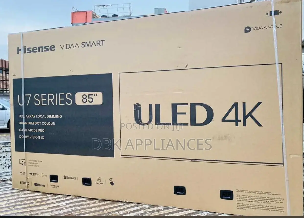 Hisense 85inch Uled Smart TVS Available Offer Sale