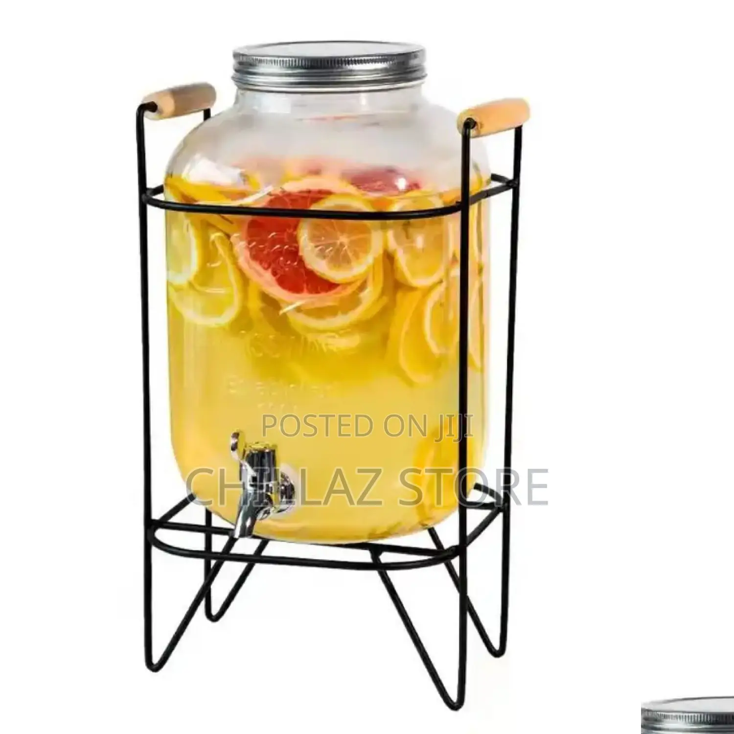 Glass Beverage Dispenser.