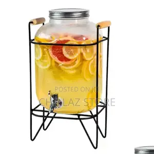 Glass Beverage Dispenser.