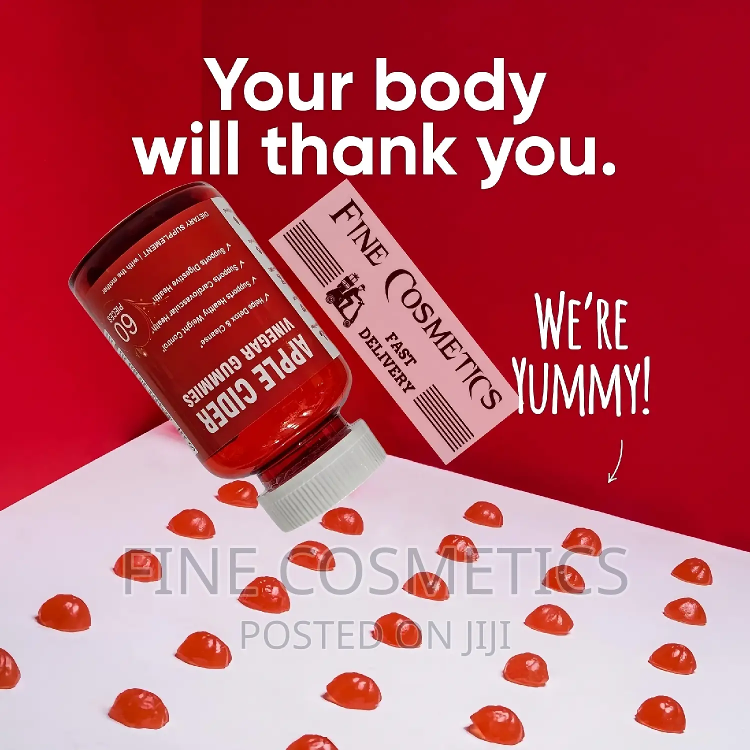 Apple Cider Vinegar Gummies for Weight Loss, Detox +Immunity