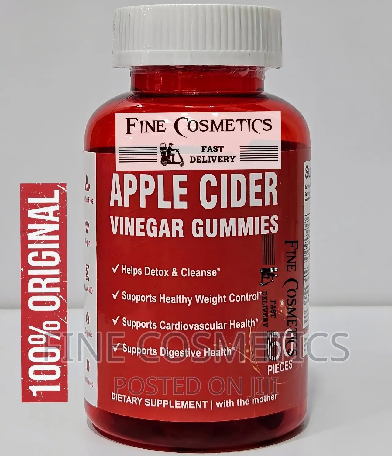 Apple Cider Vinegar Gummies for Weight Loss, Detox +Immunity