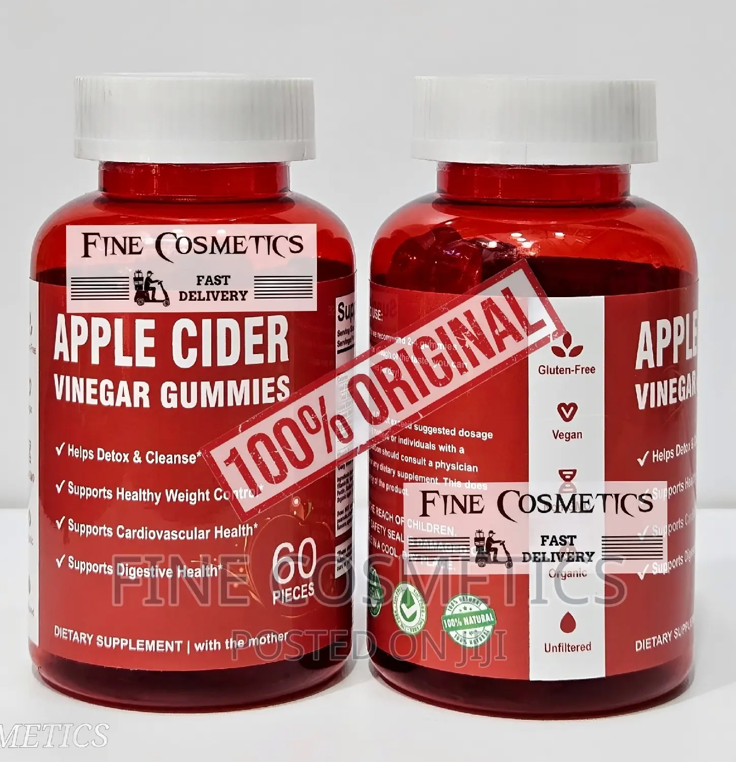 Apple Cider Vinegar Gummies for Weight Loss, Detox +Immunity