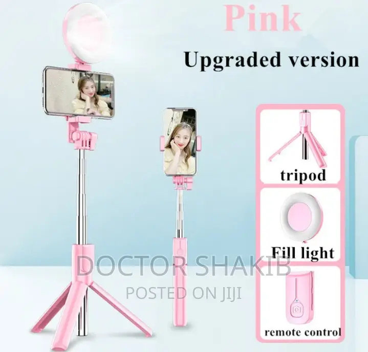 Multifunctional Selfie Monopod With a Wireless Remote