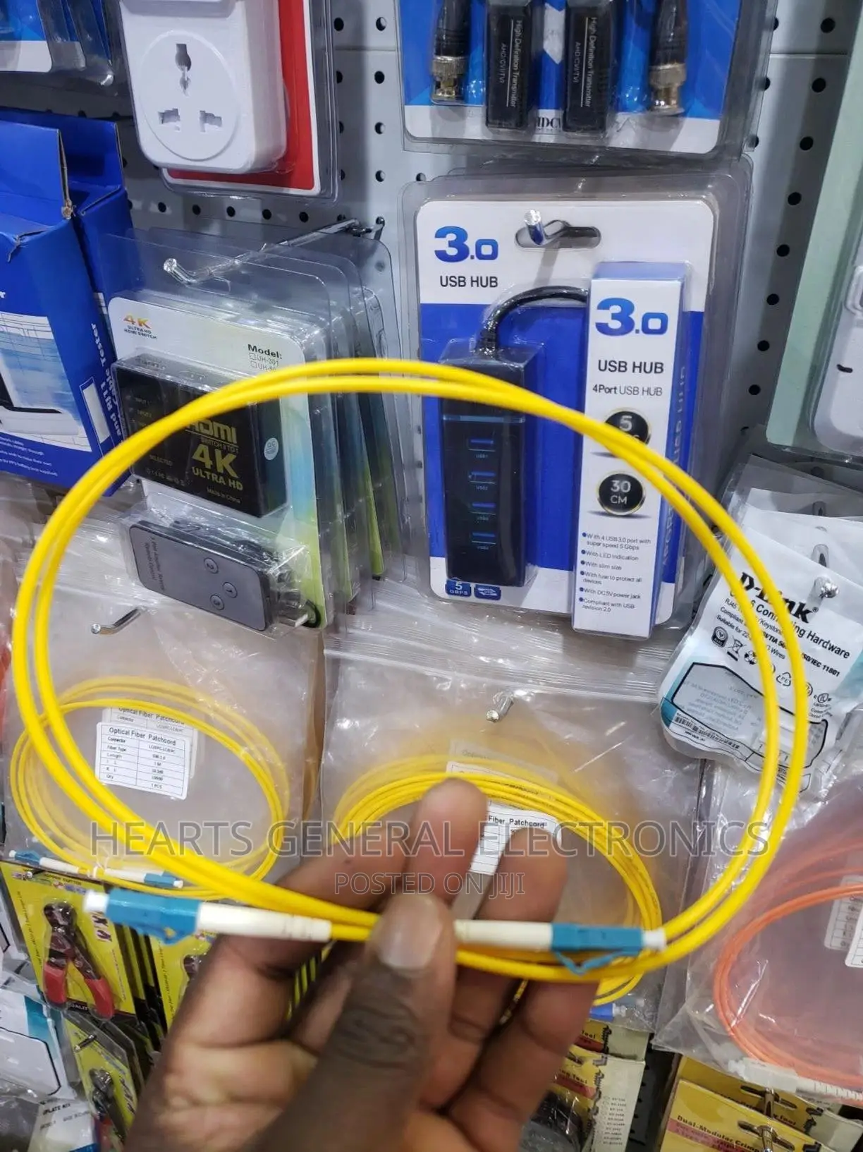 Optical Fiber Patch Cord ( LC - LC SM ) 1m