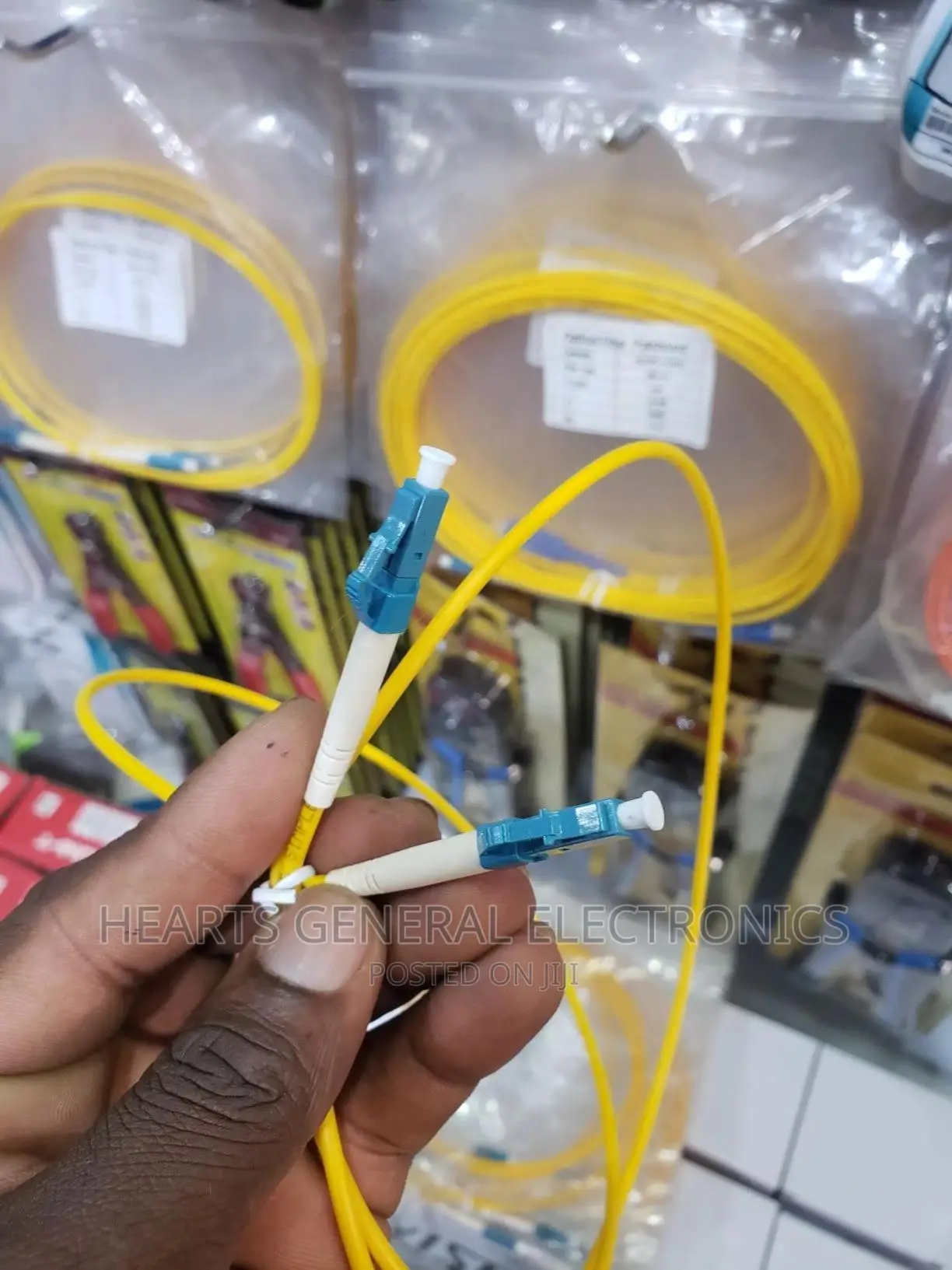 Optical Fiber Patch Cord ( LC - LC SM ) 1m