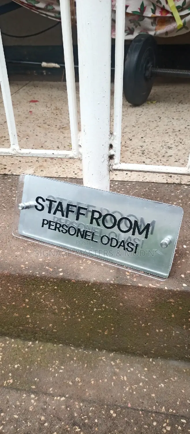 Door Labels and Directions Signs