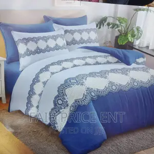 Executive Duvet Cover Set 6x6.4pcs.( Blue)