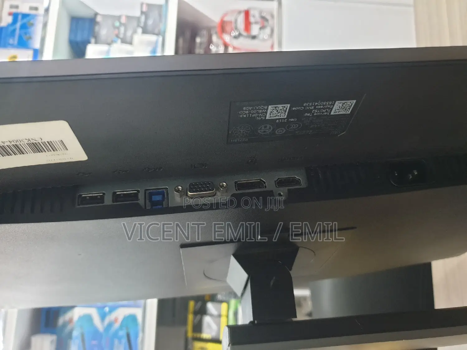 Dell Monitor IPS 27inch P2719H Slim