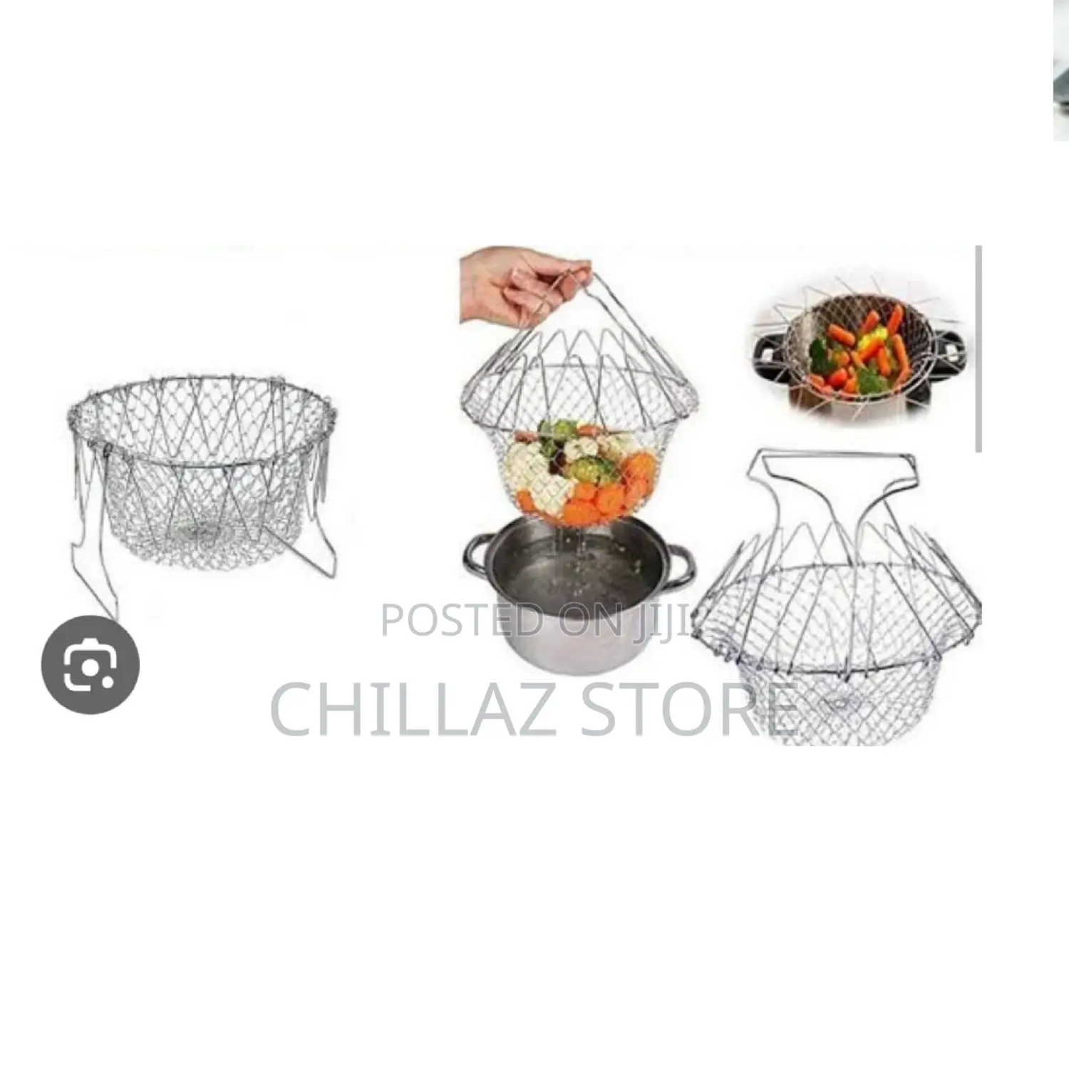 Foldable Kitchen Chef Basket.