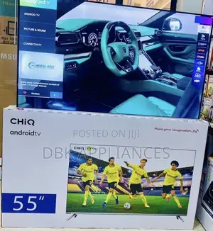 Chiq 55inch Android Uhd Smart TVS Available Beyi Powa