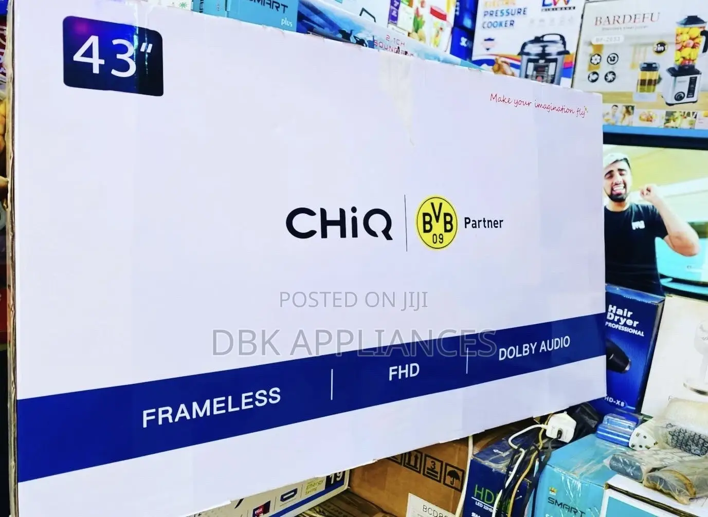 Chiq 43inch Android Smart TVS Beyi Powa