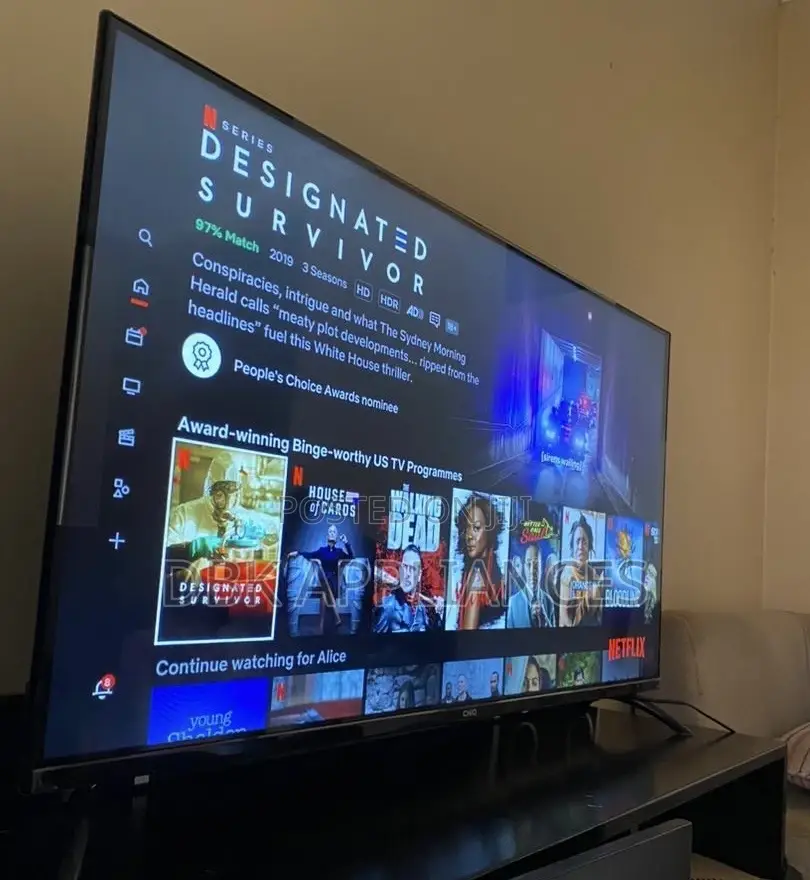 Chiq 43inch Android Smart TVS Beyi Powa