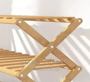 Foldable Bamboo Shoe Rack