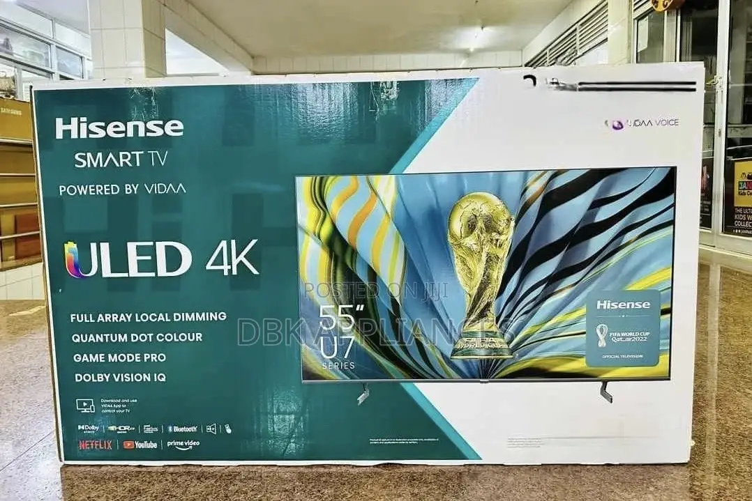 Hisense 55inch Smart Digital Quantomdot TVS Available