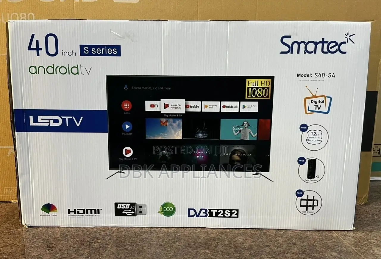 Smartec 40inch Smart Android TVS Available