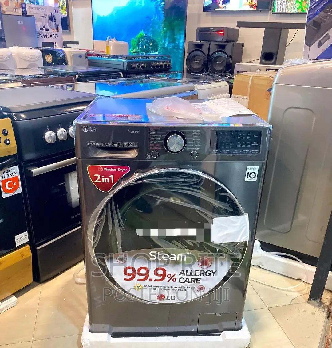 Authentic 2in1 LG 10.5/7kgs Front Loader Washing Machine