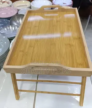 Wooden Tray With Stand