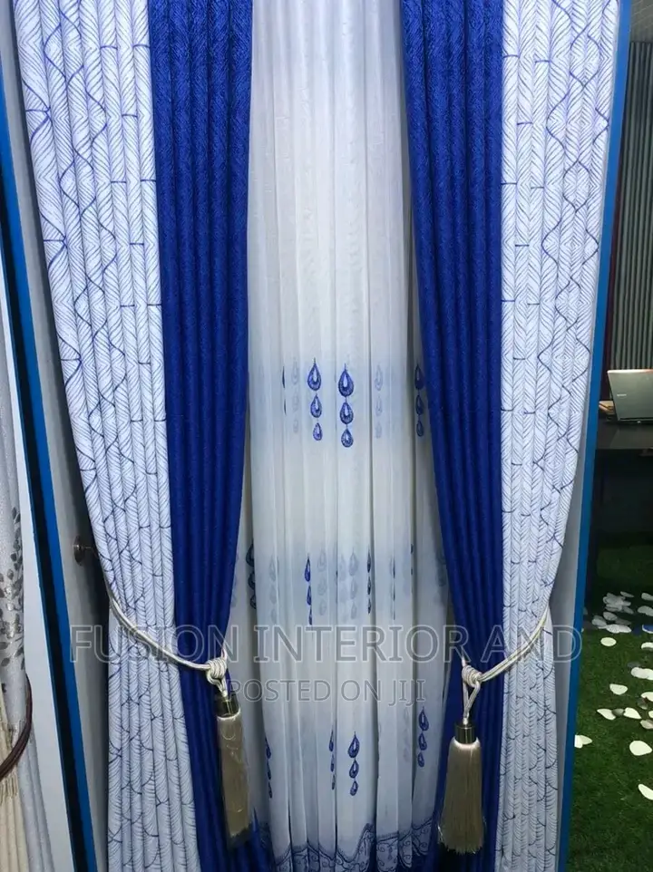 Mix and Match Curtains Blue