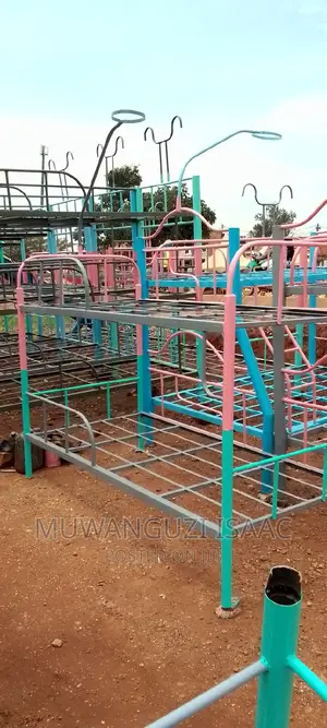 Double Metallic Bed