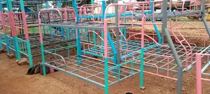 Double Metallic Bed