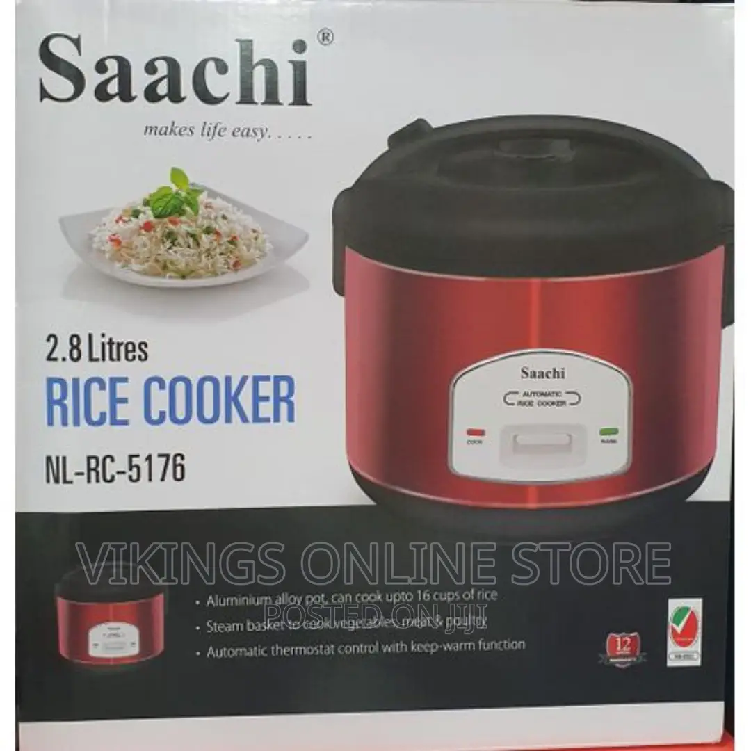 Saachi 2.8 Litres Rice Cooker -Red