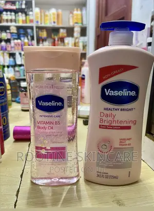 Vaseline Daily Brightening + Vaseline Vitamin B3 Body Oil