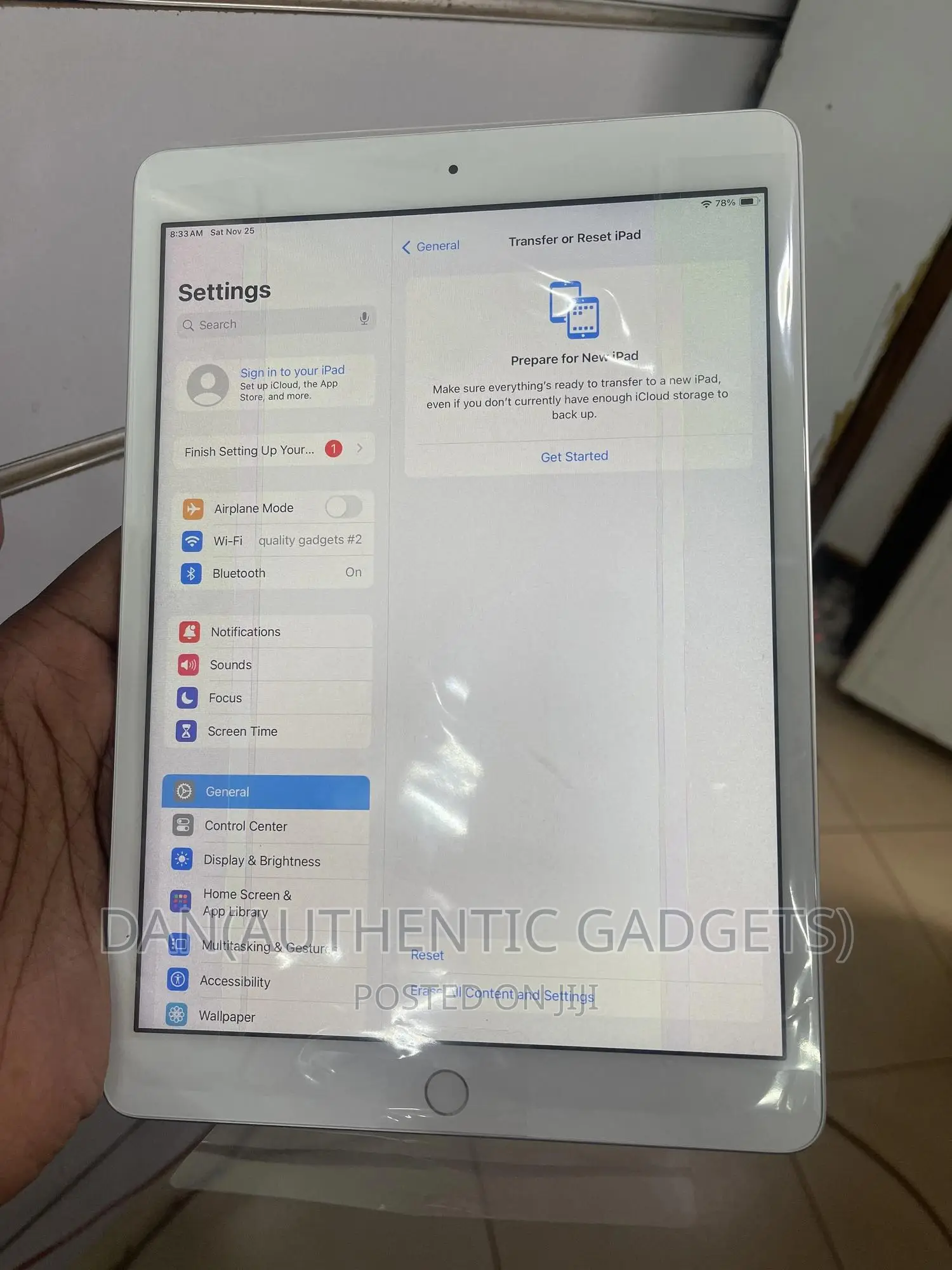 New Apple iPad 10.2 (2020) Wi-Fi 32 GB Silver