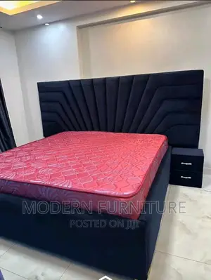 Kings Black Dressed Bed of 6 X 6 Feet Call