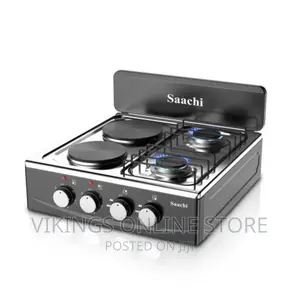 Saachi 2gas Plus 2electric Hot Plates Table Top
