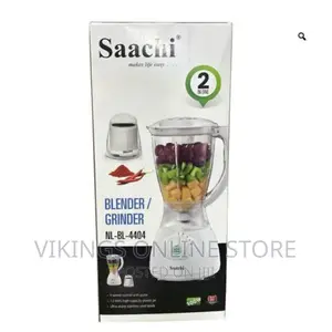Saachi 2 in 1 Double Jar Blender 1.5 Litres -White
