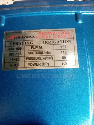 Garden Sprayer Head 9.5HP 120A