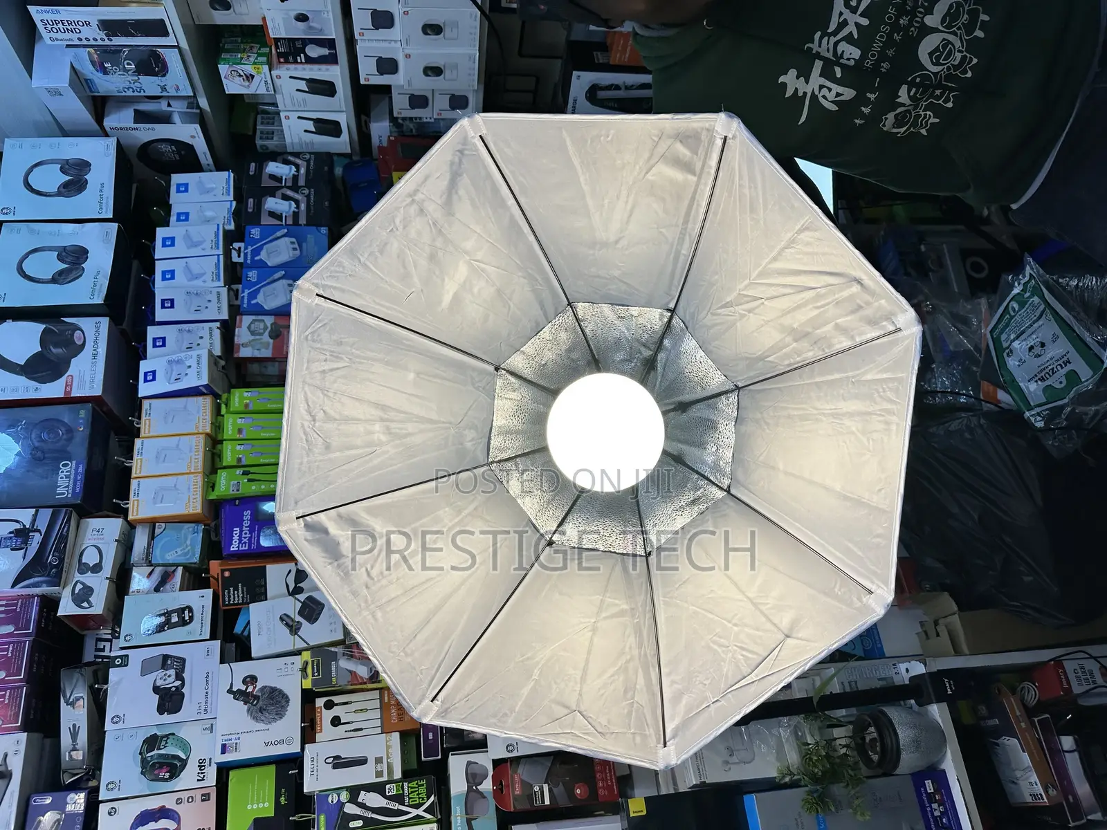 85w Dimmable Led Light + 70cm White Softbox With Stand