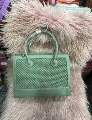 Mini Top Handle Lace Bag - Green