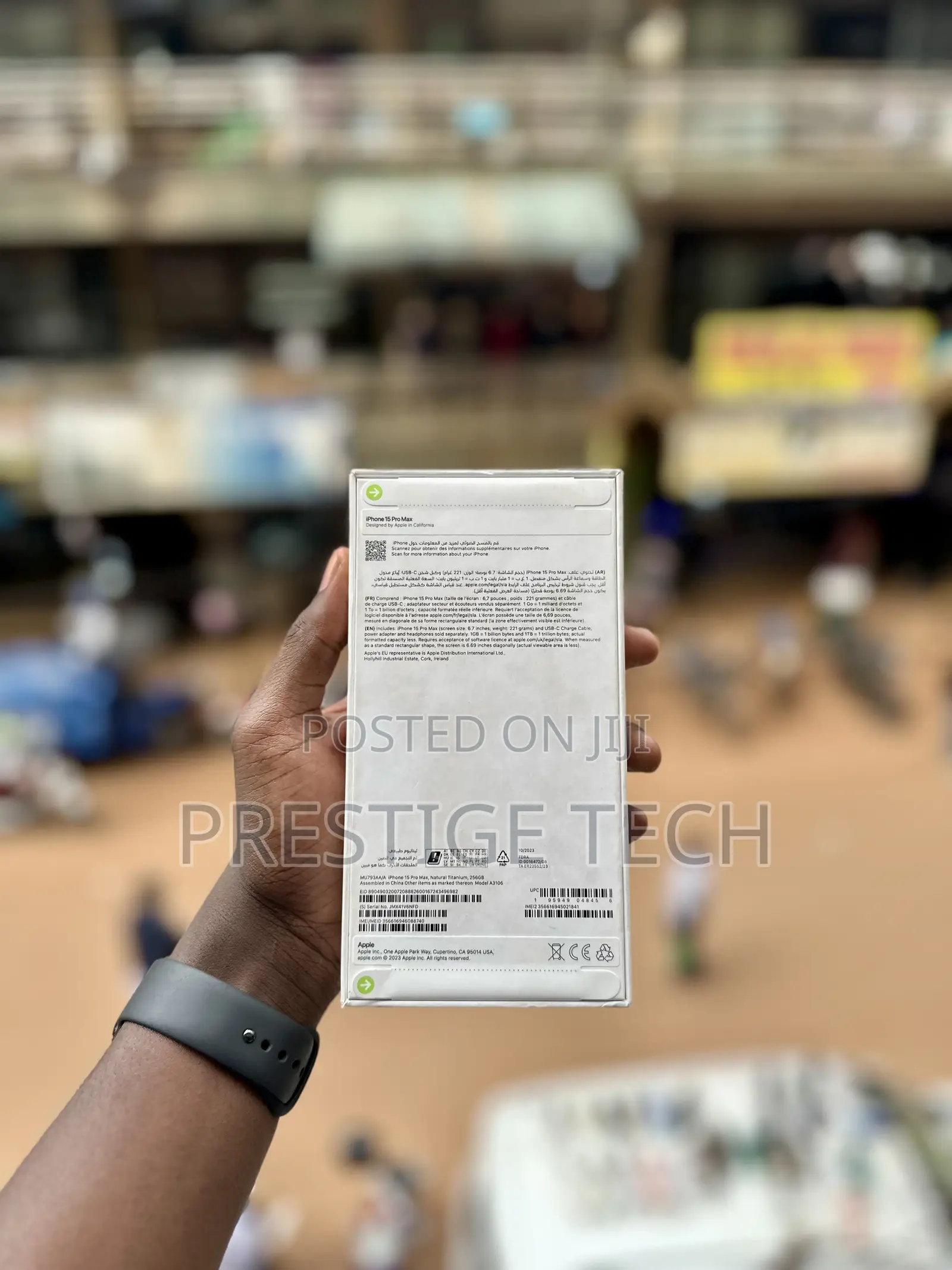New Apple iPhone 15 Pro Max 256 GB Gray
