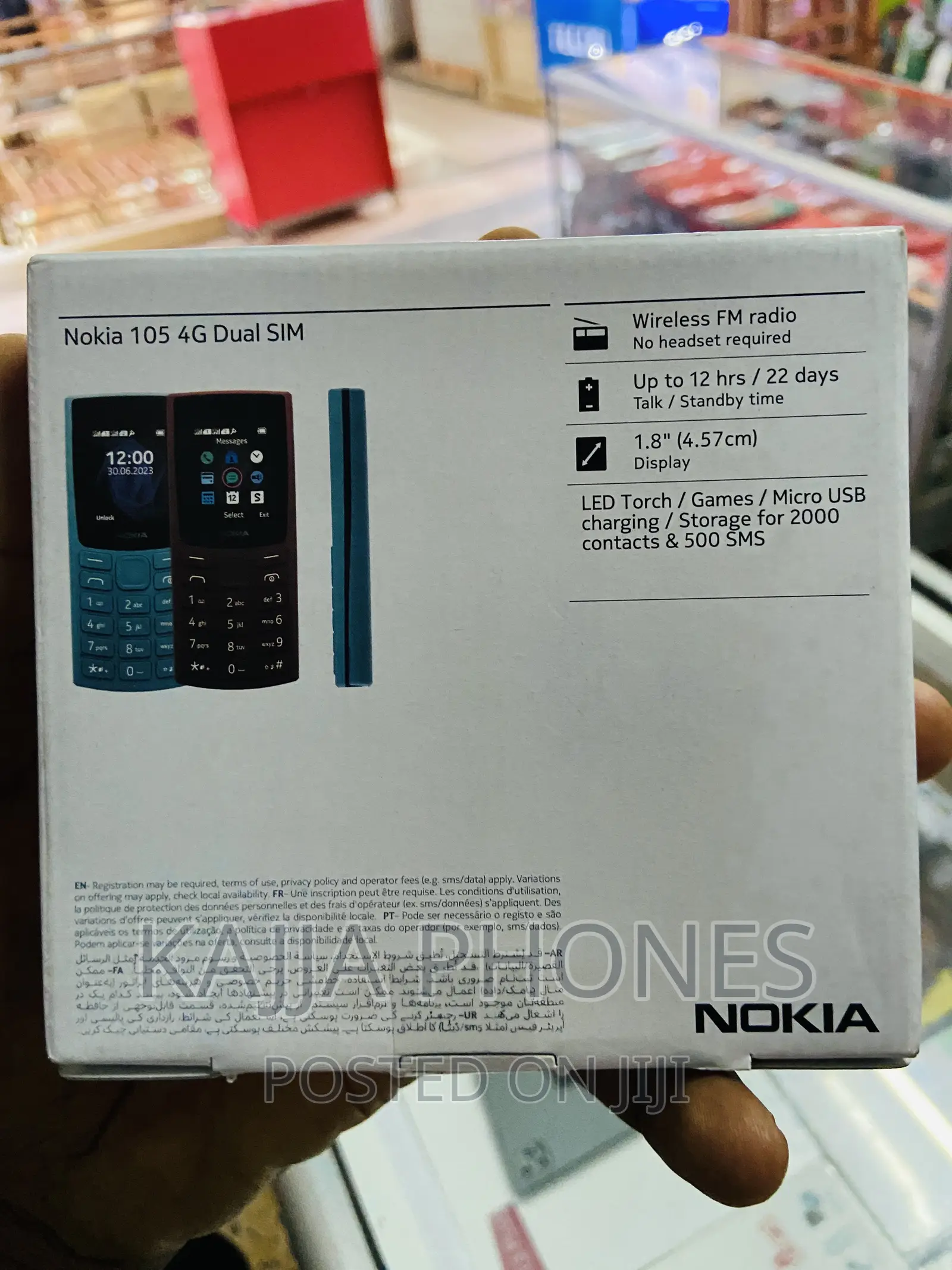 New Nokia 105 Black