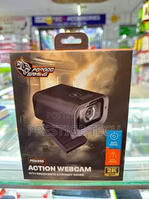Porodo Gaming Action Webcam PDX535 With Mic and Tripod