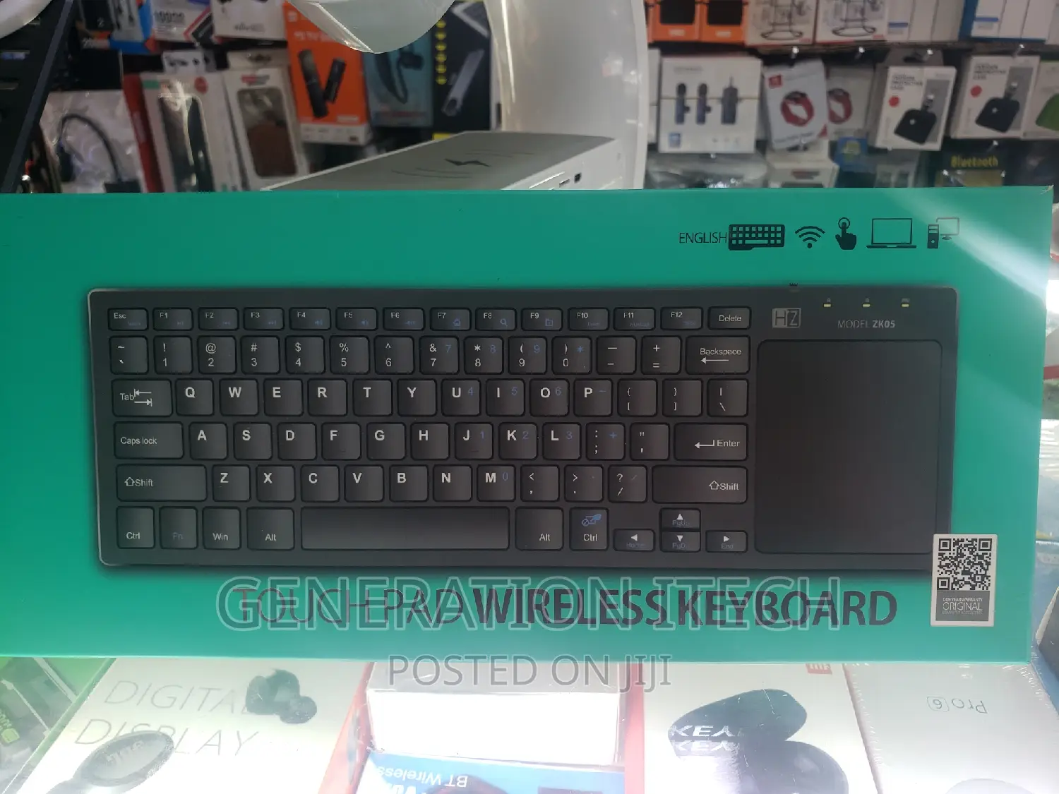 Wireless Keyboard With Touch Pad ZK05