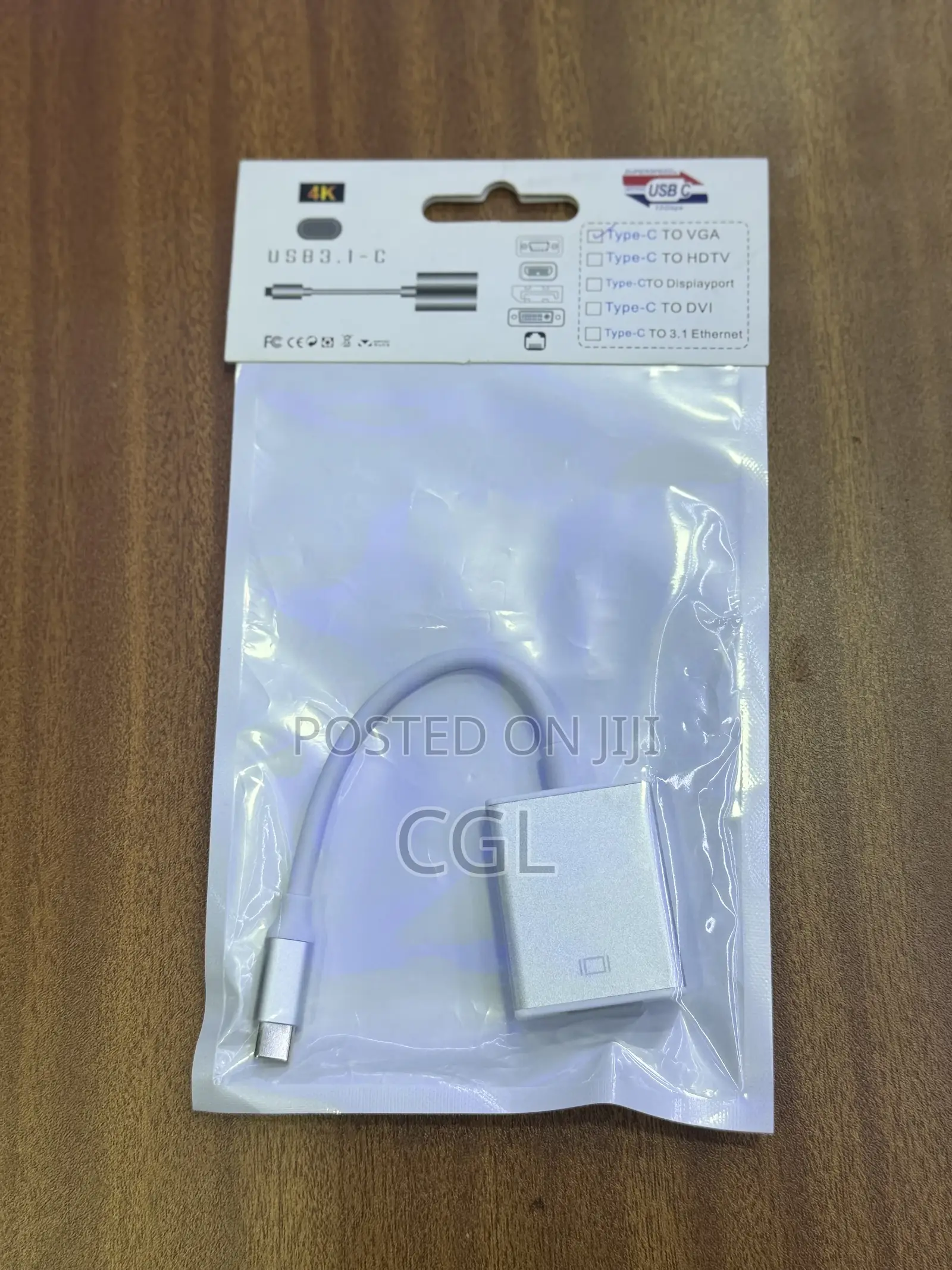 Type C to VGA Connector Usb C to Vga Converter Adapter